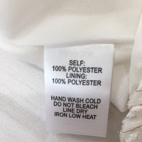 Lulus Check Up On It White and Gold Short Sleeve Mini Shift Dress - Picture 10 of 16